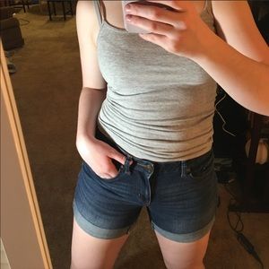SO Midi Shorts Dark Wash 7